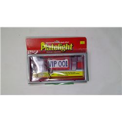 License Plate Light & Vintage Window Shields