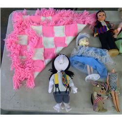 Box of Assorted Dolls