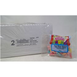 Case of Neon Sour Worms (21 130g Bags)