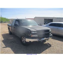 2003 - CHEVROLET SILVERADO/SALVAGE TITLE