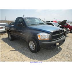 2006 - DODGE RAM/SALVAGE TITLE