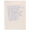 Image 3 : Dee Dee Ramone's Handwritten Lyrics for 'I Want What I Want When I Want It'