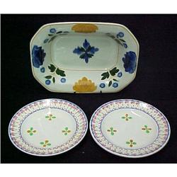 Two stick spatter plates and a stick sp