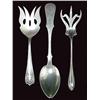 Image 1 : Three sterling silver flatware serving 