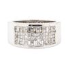 Image 2 : 1.07 ctw Diamond Ring - 18KT White Gold