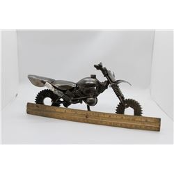 Scrap metal motorcycle