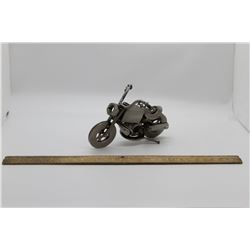 Scrap metal motorcycle