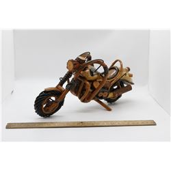 Wooden motorcycle