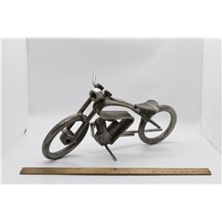 Scrap metal motorcycle