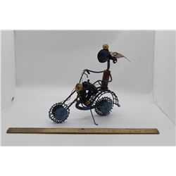 Scrap metal motorcycle