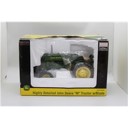 John Deere M tractor w/ blade SpecCast 1/16