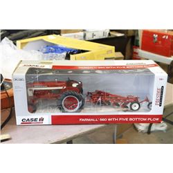 Farmall 560 w/ 5 bottom plow 1/16