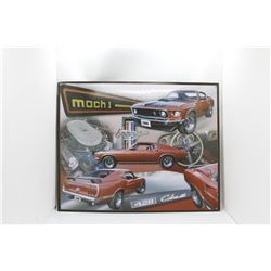 Mach 1 tin sign