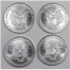 Image 2 : 4 PIECE 2001 AMERICAN SILVER EAGLE SET