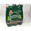 Image 1 : Perrier Carbonated Natural Spring Water- Pink Grapefruit (6 x 1L)