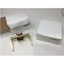 Set of Two Brass Door Levers