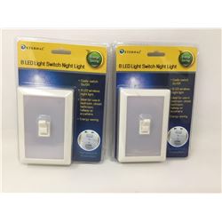 LED Light Switch Night Light (2pk)