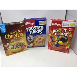 Lot of Assorted Cereal