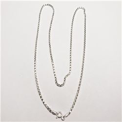 Silver Chain 18 Inches Necklace (~weight 2.82g), Suggested Retail Value $60