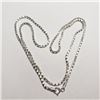 Image 2 : Silver Chain 18 Inches Necklace (~weight 2.82g), Suggested Retail Value $60
