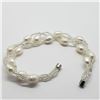 Image 2 : Fresh Water Pearl Magnetic Clasp 12.33G 8Inches Bracelet (~weight 12.33g), Suggested Retail Value $4