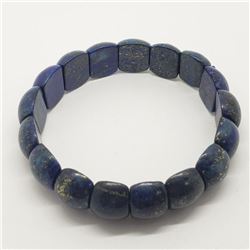 Lapis Lazuli Flexible 37.3G 7 Inches Bracelet (~weight 37.3g), Suggested Retail Value $100