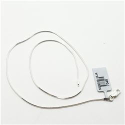 Silver Italy Chain 16Inches Necklace (~weight 4.3g), Suggested Retail Value $120