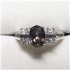 Image 1 : Silver Rainbow Topaz Cubic Zirconia Ring (~Size 7) (~weight 3.7g), Suggested Retail Value $100