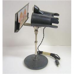 Stereoscope Viewer with Electric Light