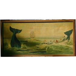 Oil Painting Whaling Theme