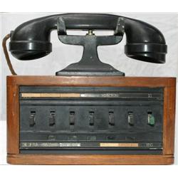 Telephone & Wooden Switch Box