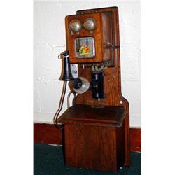 Oak Wall Telephone