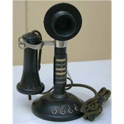 Candlestick Telephone with Four Buttons