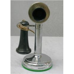 Chrome Candlestick Telephone