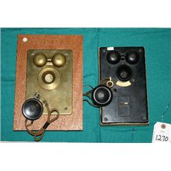 Two Small Wall Phones