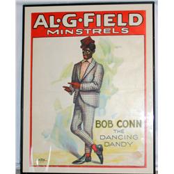 Al G Fields Minstrels Poster Bob Conn