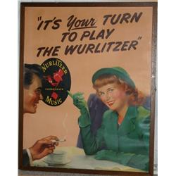 Advertising Poster Wurlitzer Jukeboxes