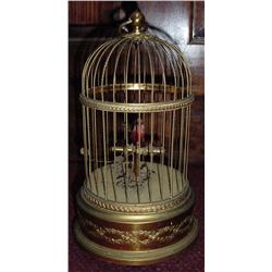 Swiss Bird Cage with One Bird
