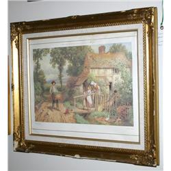 Framed Print - The Organ Grinder
