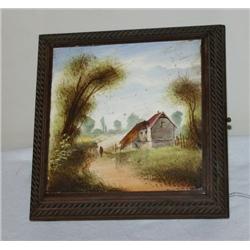 Musical Trivet - Country Scene