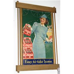 Coke Adv. Sign Easy to Take Home
