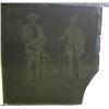 Image 1 : Image on Glass - Men on Bicycles