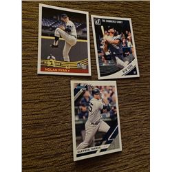 Nolan Ryan, Gleyber Torres lot of 3