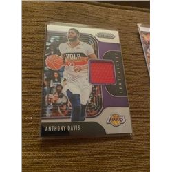Anthony Davis Prizm Jersey Card
