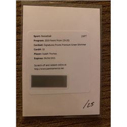 Isaiah Thomas prizm green shimmer