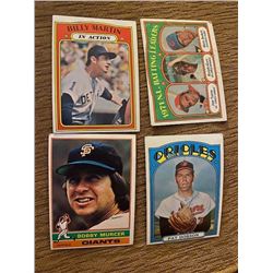 Bobby Murcer, Pat Dobson, Billy Martin