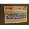 Image 1 : Detroit Lions vintage team card