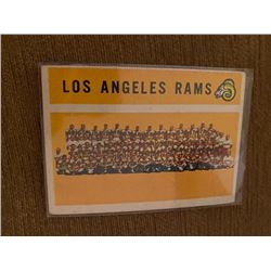 Los Angeles Rams Vintage team Card