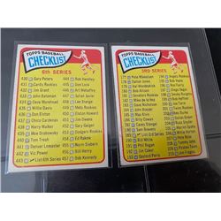 Topps Baseball Checklist 1965