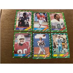 1986 Topps Richard Dent, Vance Johnson, Irving Fryer and more